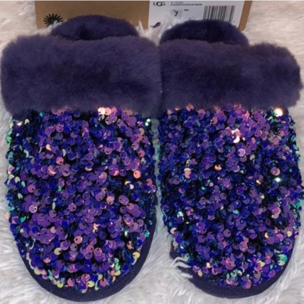 POPULAR UGG Scuffette II Sequin Shearling Slipper - Picture 7 of 12